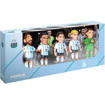 MINIX Комплект фигурки Minix - Национален отбор Аржентина, 5 броя, 7 cm (23684)