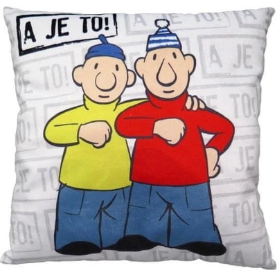 Moravská ústředna Pat a Mat Vankúš A je to! 30x30
