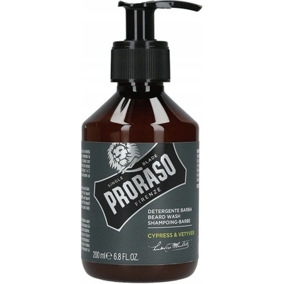 Proraso Cypress and Vetyver šampón na fúzy 200 ml