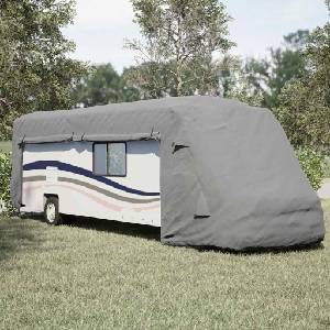 vidaXL Калъфи за кемпери Grey 970x235x275 cm Нетъкана материя (4015881)