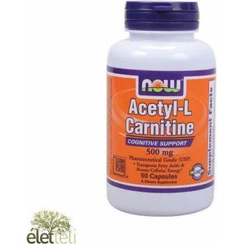NOW Acetyl L-Carnitine 500 mg 50 caps