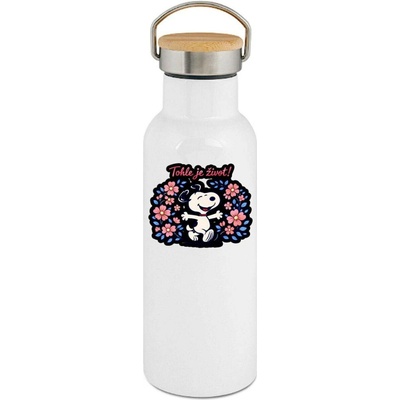 123TRIKO termoska Tohle je život! 500 ml pes