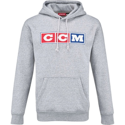 CCM Mikina CCM Heritage Hood SR Senior šedá