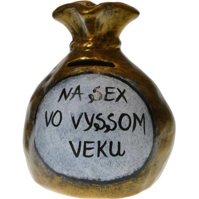 Pokladnička s nápisom - na sex po 60-tke