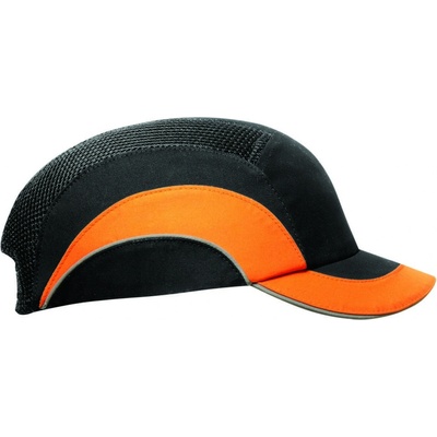 JSP HARDCAP A1+™ bezpečnostná so šiltom čierna / oranžová