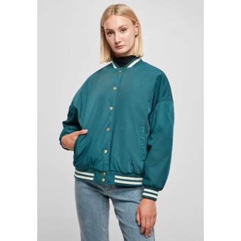 Urban Classics Дамско колежанско яке в цвят тюркоаз Urban Classics Ladies College JacketUB-TB5082-01149 - Тюркоаз, размер XS