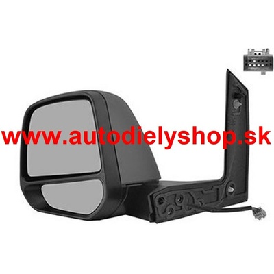 Ford TRANSIT CONNECT 9/2013- sp. zrkadlo el. ovládané ľavé /sklopné/