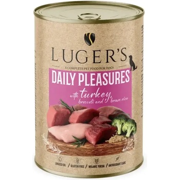 Luger’s Superfood Luger`s Dog храна за кучета с пуйка и броколи, 400gr