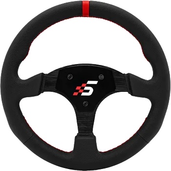Simagic Round-Shaped Steering wheel without HUB (P-330R(LEATHER))