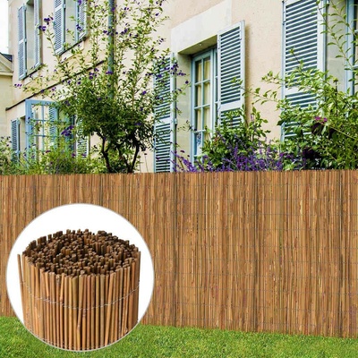 vidaXL Bambusový plot 500 x 100 cm