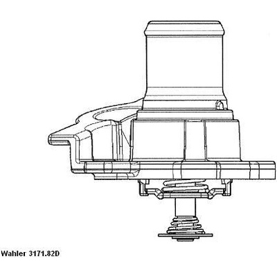 Termostat, chladivo WAHLER 3171.82D (317182D)