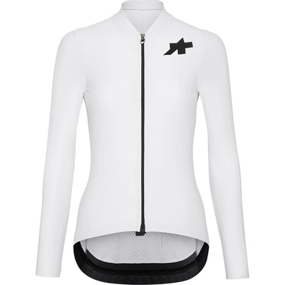 ASSOS Дамска фланелка с дълъг ръкав за колоездене ASSOS Women's Uma GT L/S Jersey S11 Evo Cycling jersey - White Series (156-2813-0315)