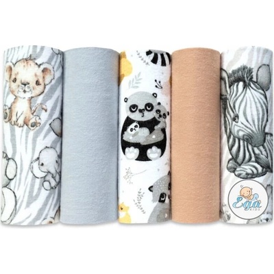 Ega Kids Flanelové šedé 5ks