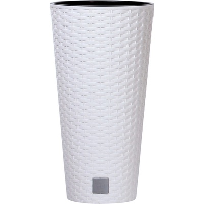 PROSPERPLAST Květináč Rato Tubus s vkladem bílý 30 cm