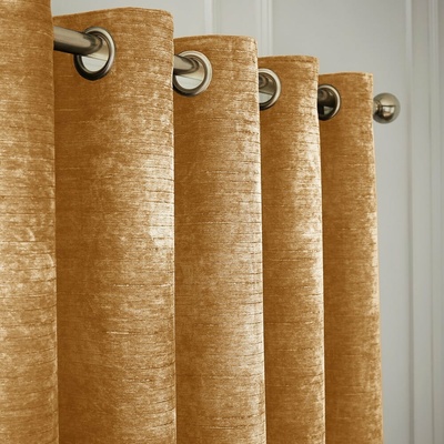Žlté termozávesy v súprave 2 ks zo ženilky 168x229 cm Selene Luxury Chenille – Hyperion