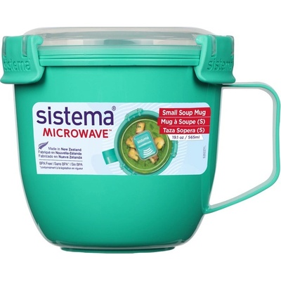 Sistema Microwave Hrnček na polievku 565 ml mätová