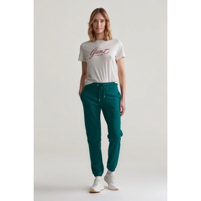 Gant tepláky reg tonal shield sweatpants zelená
