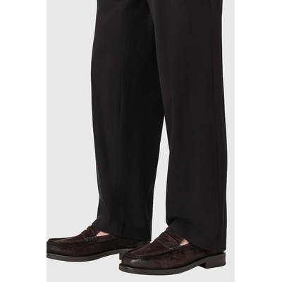 AllSaints Велурени мокасини AllSaints Bloom Suede Loafer (M022FC.DBR)