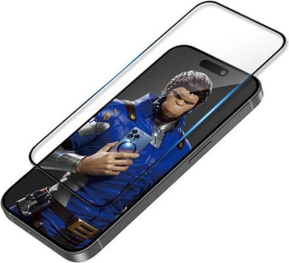 Blueo Стъклен Протектор за iPhone 16 Pro, Blueo Airbag Glass, Прозрачен (5903396317187)