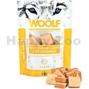 Pamlsky pro psy WOOLF Soft Chicken with Cod Sandwich 100 g