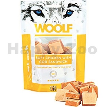 WOOLF Soft Chicken with Cod Sandwich 100 g