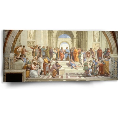 Sablio Obraz Athénská škola - Raffael Santi - 110x50 cm