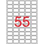 APLI Етикет, универсален, 36, 8x23, 8 mm, подвижен, заоблена пета, APLI, 5500 етикета/пак 03051 (03051)