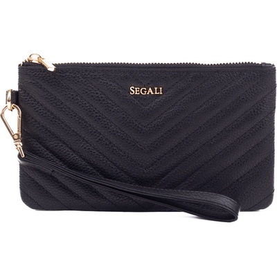 Segali dámska kožená kabelka 50510 black