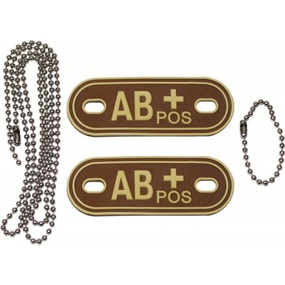 MFH Dog-Tags psí štítky AB POS, 3D PVC – Zboží Dáma