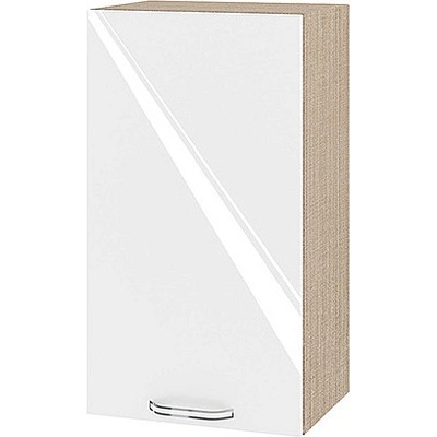 ИРИМ Горен кухненски шкаф Сити МФ-Бяло гланц-05-2 40 см