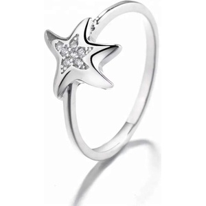 Silenti Jewelry Сребърен пръстен "Морска Звезда" - 10 - 62 мм (19.7мм диам. )