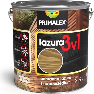Primalex lazura 3v1 - dub letní 2,5l