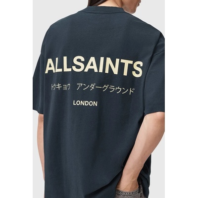 AllSaints Памучна тениска AllSaints UNDERGROUND (M071PB)