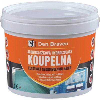 Den Braven Jednozložková hydroizolácia KÚPEĽŇA vedro 2,5 kg