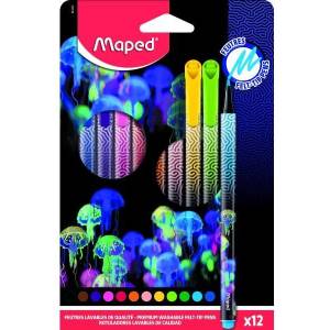 Maped Тънкописци MAPED Graph Peps 12 цвята