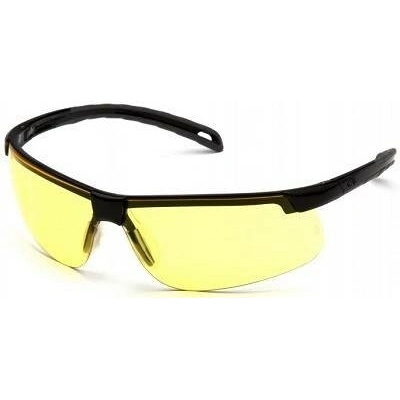 LUGERO Žluté ochranné brýle s anti-scratch a anti-fog úpravou, UV filtr