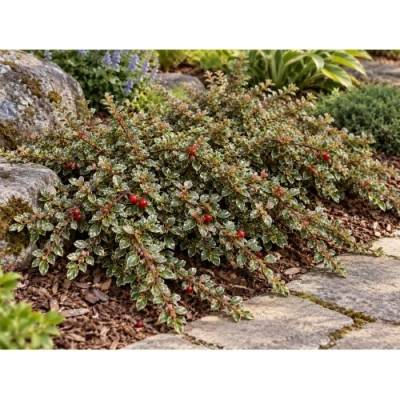 Skalník purpurový (Cotoneaster atropurpureus) ´VARIEGATUS´ - výška 20-40 cm, kont. C3L