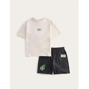 Marks & Spencer Пижама от чист памук с мотив Minecraft (6-16 години) Marks & Spencer сива Marks & Spencer | Siv | Момчешки | 8-9 години