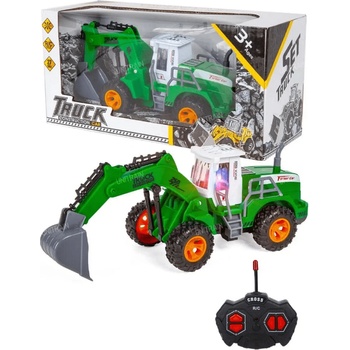 Image 1 of Багер с радиоуправление, акумулаторни батерии със светлинни ефекти 26-13