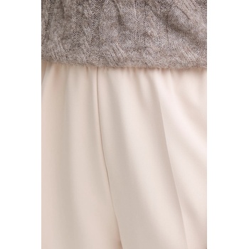 Guess Панталон Guess ROBERTA в бежово със стандартна кройка, с висока талия W5YB01 WH9Y2 (W5YB01.WH9Y2)