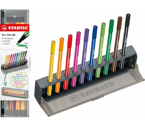 Stabilo point 88 Click Set 10 fixů