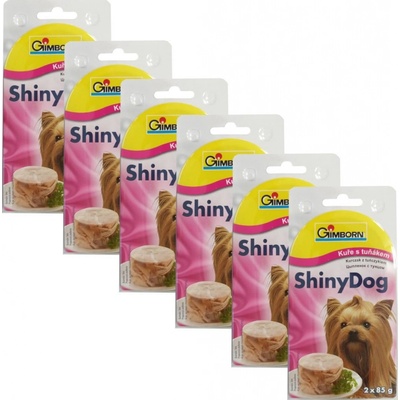 Gimborn ShinyDog kuře & tuňák 6 x 2 x 85 g