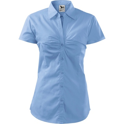 MALFINI Malfini chic 214 / Дамска риза с къс ръкав - небесно син s (2141513)