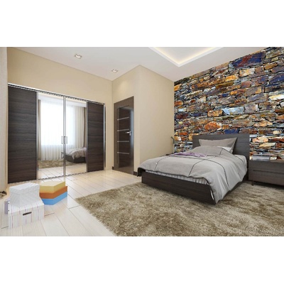 DIMEX ART Самозалепваща се флизелинова фототапета стара традиционна каменна стена 375 x 250 см