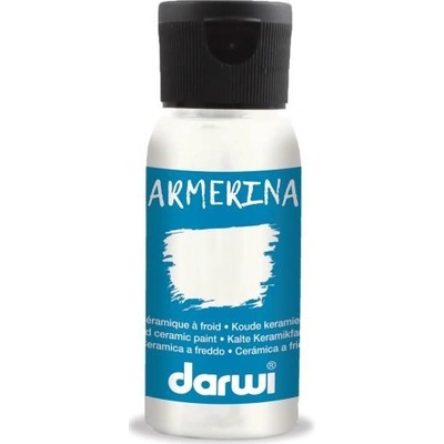Darwi Armerina Farba na porcelán bez vypaľovania biela 50 ml