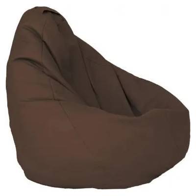 Pufrelax Калъф за пуф круша, 220л. , Nirvana Hobbit - Chocolate, (Не съдържа пълнеж), PU кожа