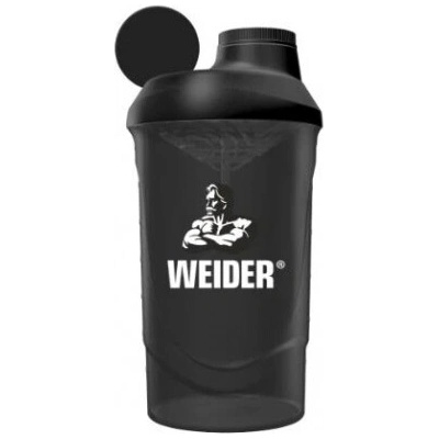 Weider Shaker čierny priesvitný 600 ml