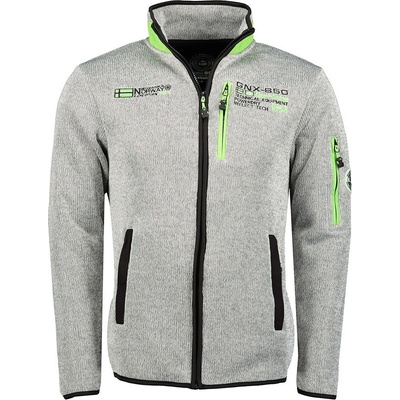 GEOGRAPHICLA Norway mikina ULECTRIC MEN ZIP šedá