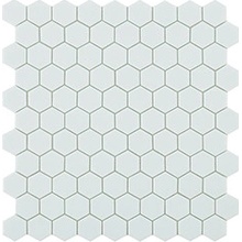 Vidrepur bílá Mozaika HEX NORDIC WHITE 3,5x3,5 (31,7x31,7) cm 1m²