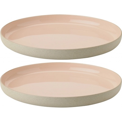 Stelton Snídaňový talíř EMMA 19 cm růžová kamenina 2 ks